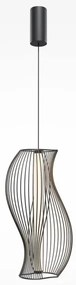 Κρεμαστό Φωτιστικό Οροφής LED 20W Μαύρο Shadows of the Past MOD263PL-L20B3K Maytoni MOD263PL-L20B3K Μαύρο