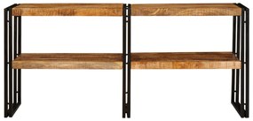 vidaXL Τραπέζι Κονσόλας 160x33x75 εκ Μασίφ Τραχύ Ξύλο Μάνγκο