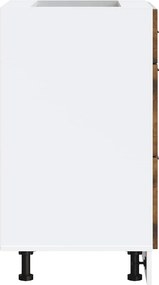 vidaXL ντουλάπι βάσης κουζίνας Lucca Καπνιστή βελανιδιά