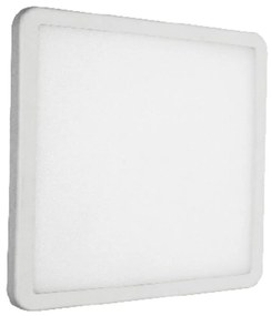 Panel Led Χωνευτό Flexi940SW 9W 4000K 710lm White Aca Τετράγωνο Aluminium