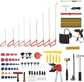 vidaXL Σετ Επισκευής Βαθουλωμάτων Αυτοκινήτου Χωρίς Βαφή 76 τεμ.