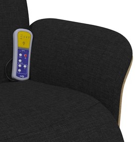 vidaXL Κάθισμα μασάζ Μαύρο 79 x 87 x 104,5 εκ ύφασμα