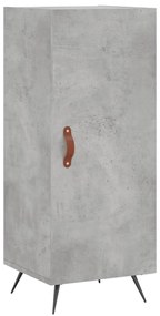vidaXL Ντουλάπι Γκρι Σκυροδέματος 34,5x34x90 εκ. Επεξεργασμένο Ξύλο