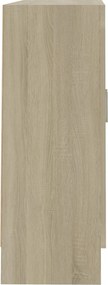 vidaXL Βιβλιοθήκη Χρώμα Sonoma Δρυς 82,5 x 30,5 x 80 εκ. Επεξ. Ξύλο