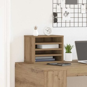 vidaXL Οργανωτής Γραφείου Artisan Oak 36 x 26 x 29,5 εκ