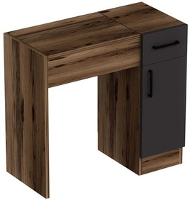 Τουαλέτα Με Καθρέπτη Inci 550ARN2797 77x37,3x108,8cm Walnut-Anthracite