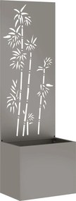 vidaXL Οθόνη Ιδιωτικότητας Κήπου Floral Σκ rusty 50 x 150 cm