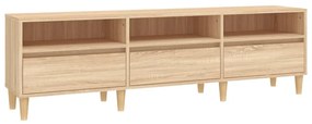 vidaXL Έπιπλο Τηλεόρασης Sonoma Δρυς 150x30x44,5 εκ. Επεξ. Ξύλο