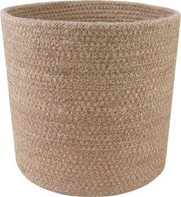 vidaXL Σετ Γλαστρών 2 pcs Φυσικό Ø 21 x 21 εκ 100% Γιούτα Τοσσά