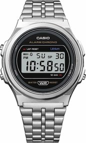 Unisex Ρολόγια Casio  A171WE-1AEF Ασημί (Ø 36 mm) (37,5 mm)