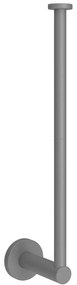 Χαρτοθήκη Εφεδρική 2 Θέσεων 103-163 5x5x29cm Matt Concrete Grey Pam&Co Brass