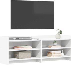 vidaXL Ντουλάπι TV 135 x 33 x 47 εκ. Λευκό Επεξεργασμένο Ξύλο