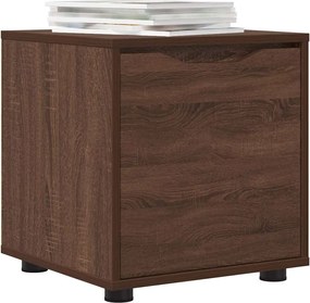 vidaXL Ντουλάπι Μπάνιου Καφέ δρυς 40,5 x 40 x 44 εκ Επεξεργασμένο ξύλο