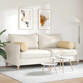 vidaXL Μαξιλάρια Στήριγμα 2 pcs Γκρι Πράσινο Ø 25 x 70 cm