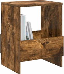 vidaXL Ράφι Περιοδικών 2 pcs Καπνιστό Δρύς 35 x 30 x 45 εκ.