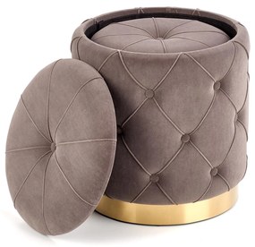 POLLY set of two stools, color: grey DIOMMI V-CH-POLLY-PUFA-POPIEL
