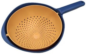 Lalos Σουρωτήρι Γυροσκόπιο Πλαστικό 41x24.5cm Μπλε-Πορτοκαλί 4640