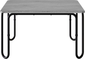 vidaXL Τραπεζάκι σαλονιού Γκρι Sonoma 100 x 100 x 45 cm