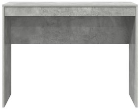 vidaXL Γραφείο Γκρι σκυροδέματος 100 x 40 x 76 εκ. Επεξεργασμένο ξύλο