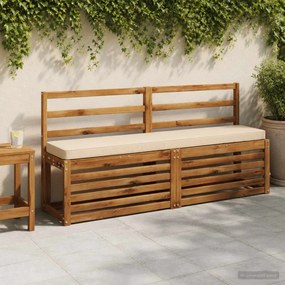 vidaXL Μαξιλάρια Πάγκου 2 Τεμαχίων VUGHT 2 pcs 100% Πολυεστέρας Κρεμ