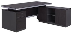 ΕΠΑΓΓΕΛΜΑΤΙΚΟ ΓΡΑΦΕΙΟ ΔΕΞΙΑ ΓΩΝΙΑ HM2092R ROSEWOOD 180X160X76Y εκ.