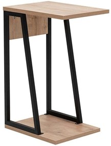 Τραπεζάκι Βοηθητικό Lissa 550ARN3440 30x42x56,8cm Black-Oak