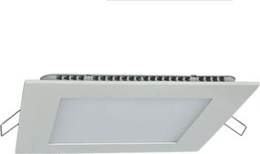 Led panel λευκό τετράγωνο χωνευτό 20W 230V 6000k ψυχρό λευκό φως 120° 1800lm