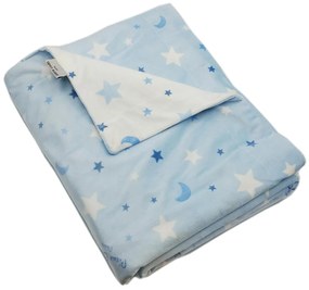Κουβέρτα Fleece Κούνιας (110x140) Pierre Cardin Moon Blue