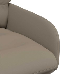 vidaXL Γυριστές καρέκλες φαγητού 4 pcs Τεχνητό Δέρμα Καπουτσίνο