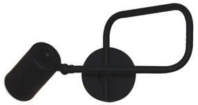Φωτιστικό Τοίχου - Απλίκα HL-3550-1 77-3921 Joe Black  Homelighting Metal