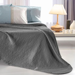 Κουβέρτα Πικέ Υπέρδιπλη (230x240) Guy Laroche Eternity Anthracite
