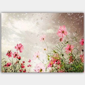 Πίνακας Καμβάς 441HPE2238 100x70cm Multi Wallity Οριζόντιοι Wood, Canvas