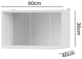 Modest Πάνω Ντουλάπι Λευκό 60x40x36εκ