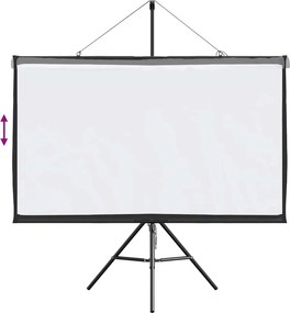 vidaXL Οθόνη Προβολής με Τρίποδο 72 Ιντσών 16:9