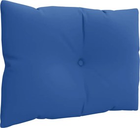 vidaXL Μαξιλάρια Παλέτας 3 τεμ. Μπλε Ρουαγιάλ Υφασμάτινα