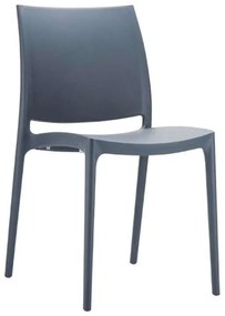 SIESTA MAYA ΚΑΡΕΚΛΑ DARK GREY ΠΟΛ/ΝΙΟΥ 44Χ50Χ81εκ.20.0146