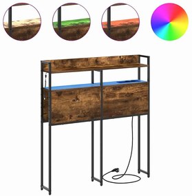 vidaXL Κεφαλάρι Αποθήκης Καπνιστή δρυς 75 cm Επεξεργασμένο ξύλο