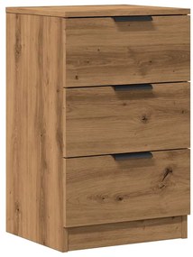 vidaXL Κομοδίνο Αρτισιανή Δρυς 40x36x65 εκ. από Επεξεργασμένο Ξύλο
