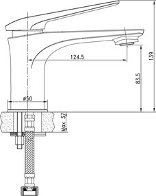 Tema Trend 61001 – Μπαταρία Νιπτήρα Χρωμέ
