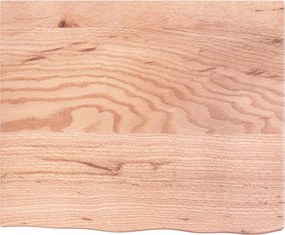 vidaXL Πάγκος Μπάνιου Αν. Καφέ 60x50x(2-6) εκ. Επεξεργ. Μασίφ Ξύλο