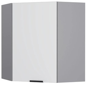 Craft Πάνω Ντουλάπι Γωνιακό Λευκό 60-60x30x72cm WC6072C02