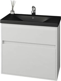 Drop Instinct 65 White/Black - Βάση Επίπλου Με Νιπτήρα (65x46)