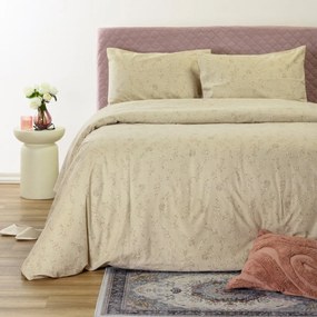 Φανελένια Σεντόνια Διπλά (Σετ) Melinen Bianca Beige