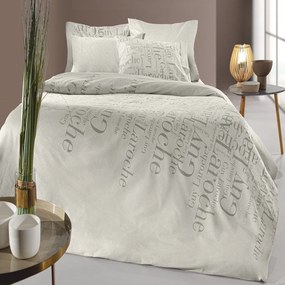 Σεντόνια Paris Με Λάστιχο (Σετ 3τμχ) Natural Guy Laroche Single 100x232cm 100% Cotton Percale