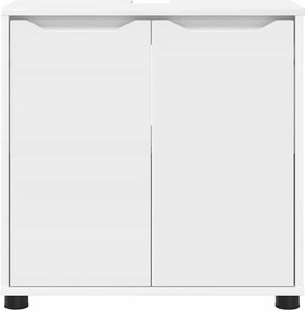 vidaXL Ντουλάπα νιπτήρα μπάνιου Λευκό 60 x 30 x 60 cm