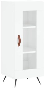vidaXL Ντουλάπι Γυαλιστερό Λευκό 34,5x34x90 εκ. Επεξεργασμένο Ξύλο