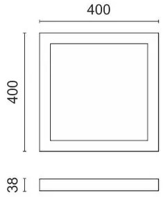 Πλαφονιέρα οροφής LED 36W 5261