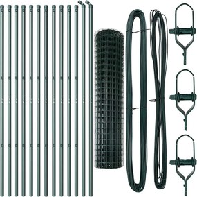 vidaXL Φράχτης Συρμάτινου Φράχτη 25 x 1,2 μ (Υ x Ύψος)