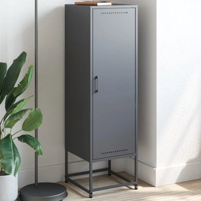 vidaXL Ντουλάπι Ανθρακί 36x39x123 εκ. από Ατσάλι