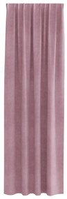 vidaXL Curtains Blackout  με Ταινία κορυφής 2 τμχ Ροζ βελούδο